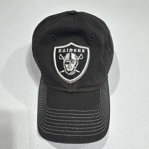 Las Vegas Raiders New Era 9TWENTY Cap Hat Logo Adj.Strap Back Unstructured *Flaw